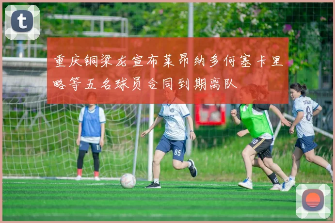 重庆铜梁龙宣布莱昂纳多何塞卡里略等五名球员合同到期离队